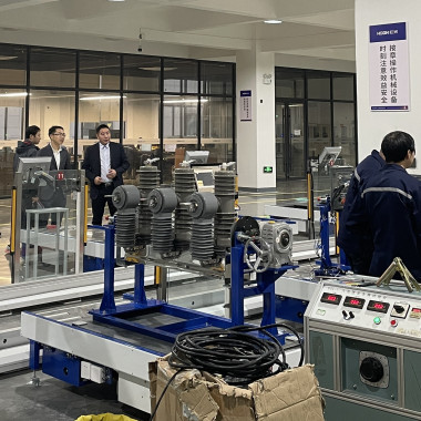 国网浙江乐清市供电有限公司总司理李建宇一行莅临问鼎娱乐app电气集团调研